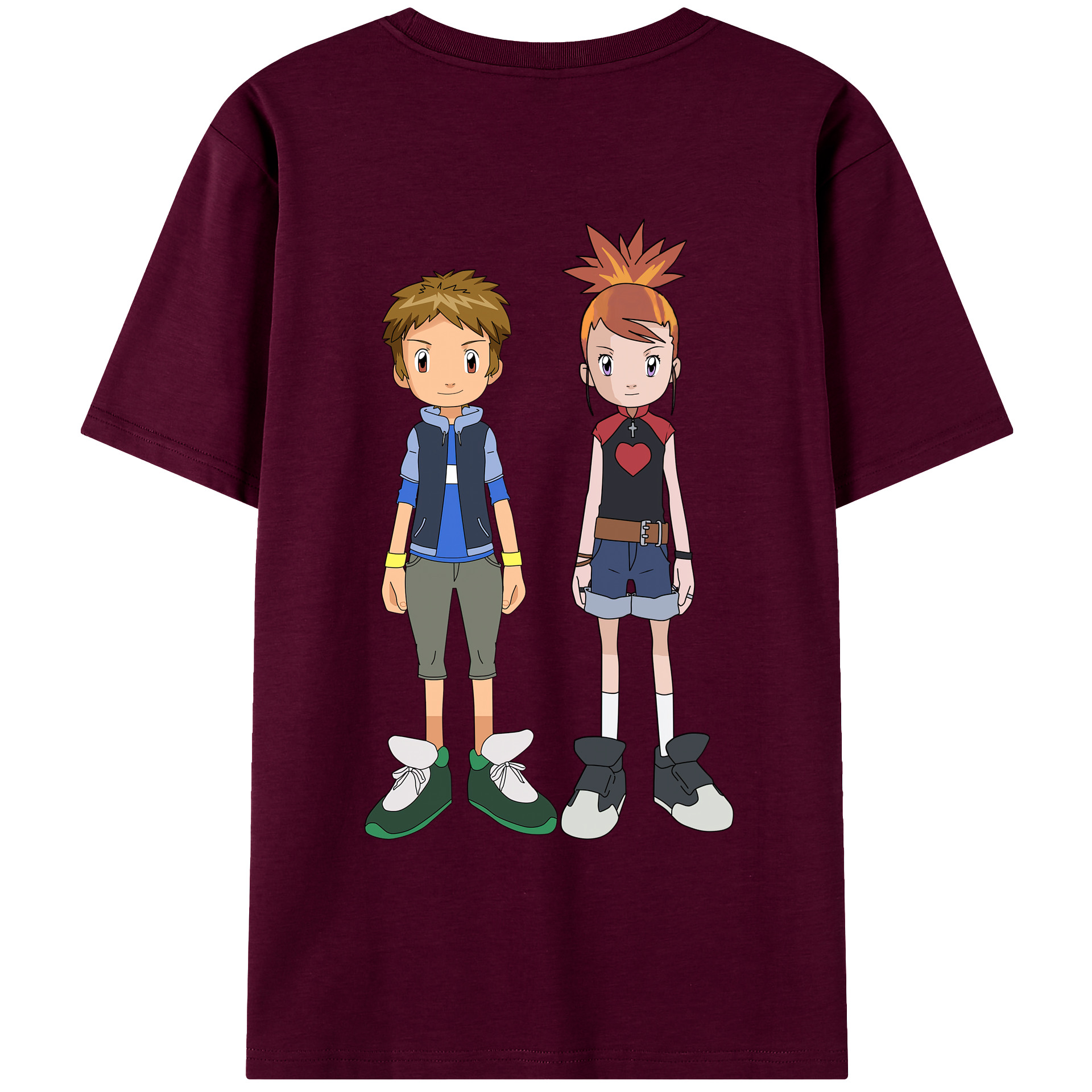（画像用） Digimon デジタルモンスター/デジモン レディース半袖Tシャツ(バックプリント)